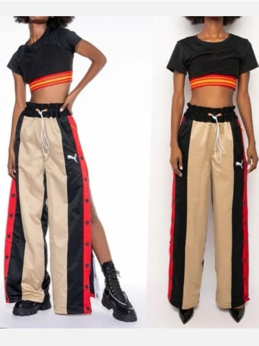 Puma June Ambrose Digging Breakaway Track Pants, Size S